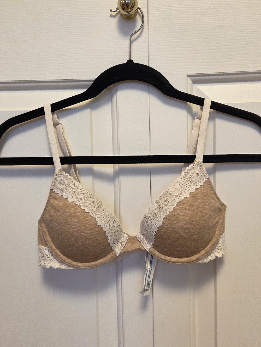 PINK Victoria's Secret Wear Everywhere T-shirt Lightly Lined Bra In Nude